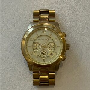 Michael Kors Gold Chronograph Watch